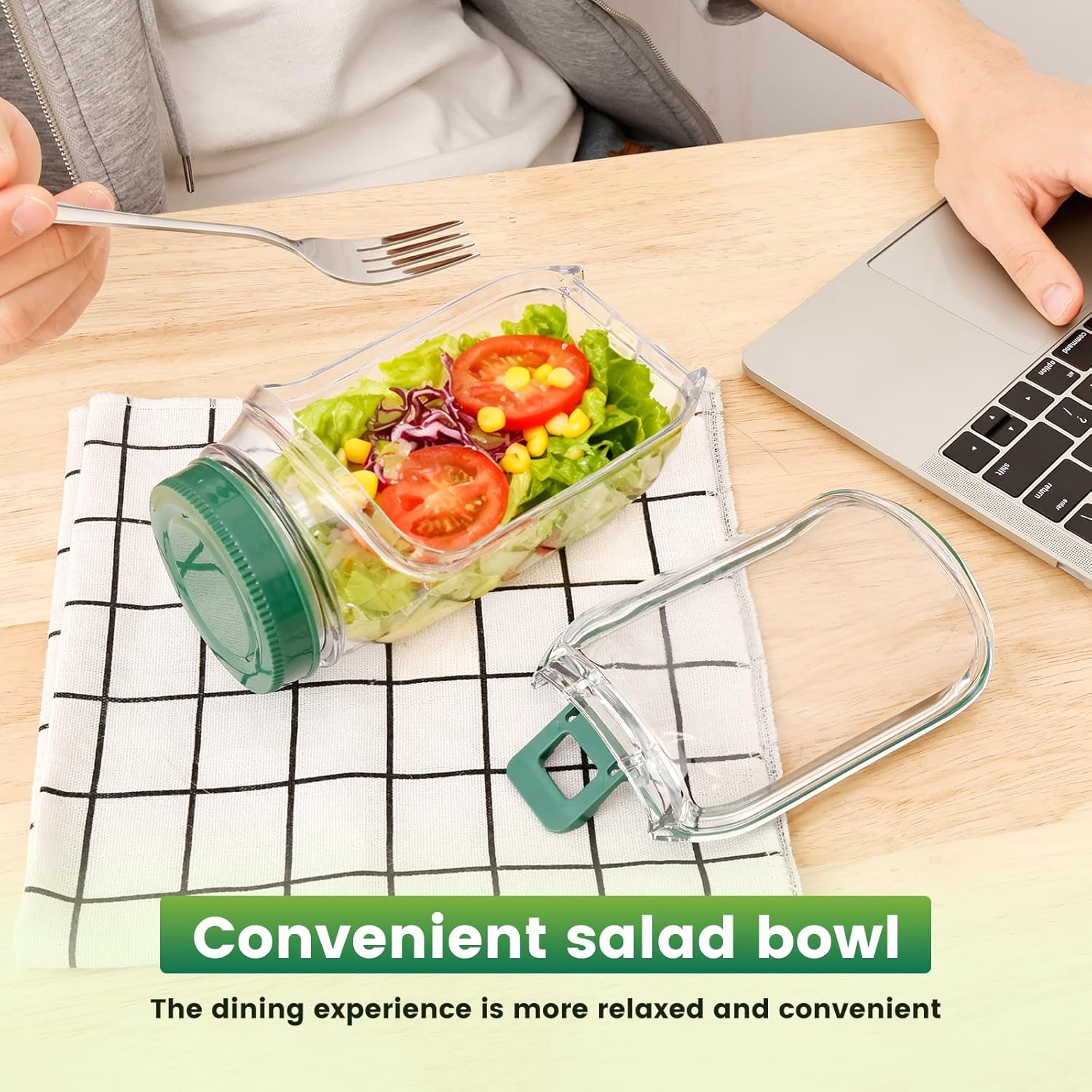 Bocal à Salade Pratique